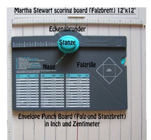 Envelope Punch Board-Vorlage