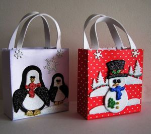 Geschenktasche Winter