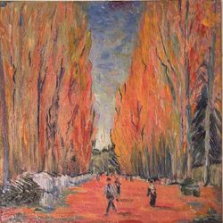 Les Alyscamps, Allee in Arles (van Gogh)