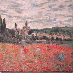 Mohnfeld bei Vtheuil (Monet)