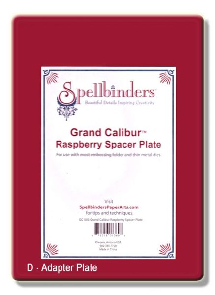 GC-003
 Grand Raspberry Plate 

