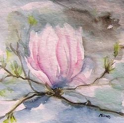 Aquarell Magnolie 5/2004 