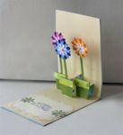 Pop-Up-Karte 3 Blume (0)