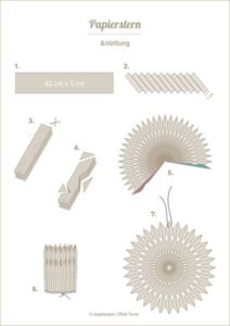 Anleitung Papierstern 2