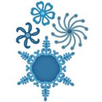  S5-054 Snowflake-Pendants 
