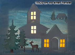 Bild 15x20cm vor einen Fenster