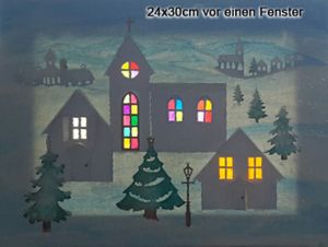 Bild 24x30cm vor einen Fenster