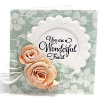  Mini Rose Card by Judy Hayes
