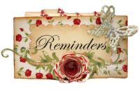  Weekly Reminder Box by Christine Emberson
