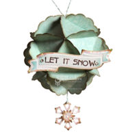  Let It Snow Ornament by Tonya Dirk
