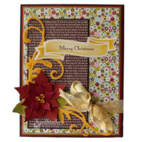  Ribbon Banners Christmas Card by Gloria Stengel 
