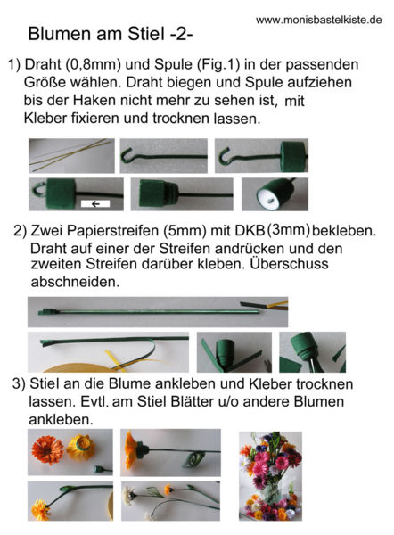 Quillingblumen am Stiel-2b