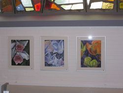 Bilder 16,17,18
16 und 17 Tulpen mal anders
18 Orchidee gemalt in Brasilien